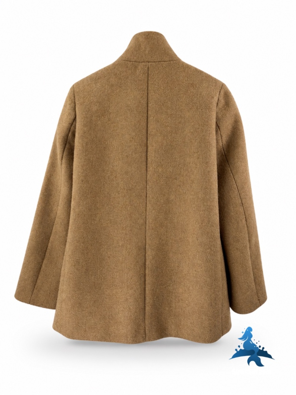 1329 J.Crew Cocoon Coat in Italian Stadium-Cloth Wool Blend – 2P – Camel - Picture 9 of 16
